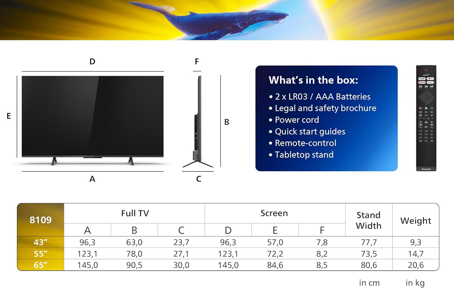 Philips Ambilight PUS8109 4K LED Smart TV