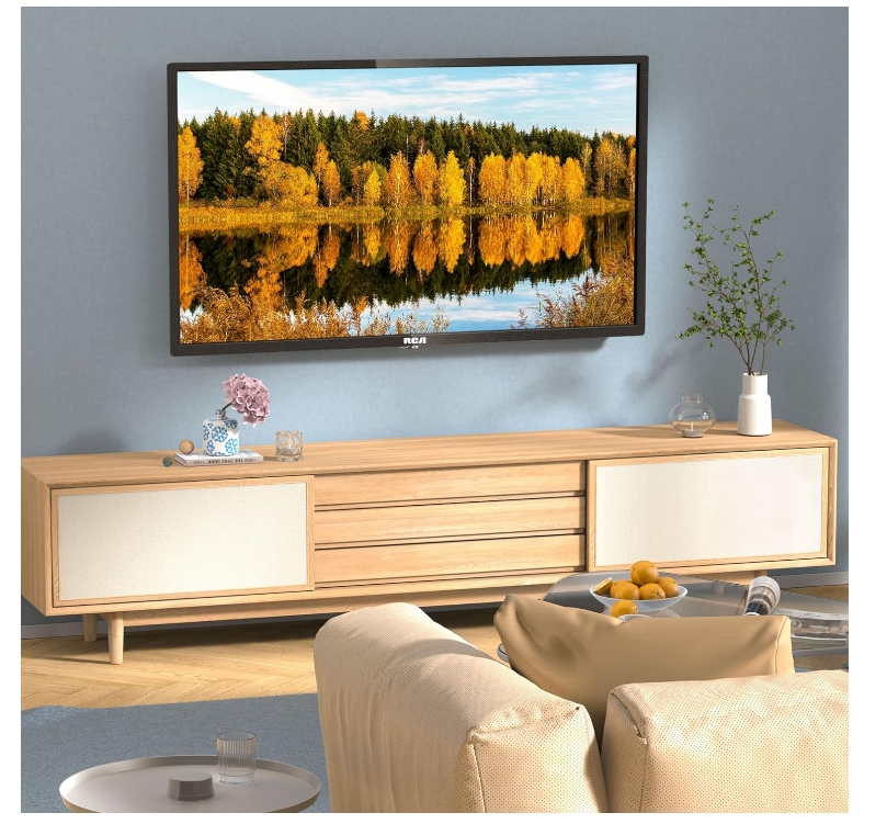 RCA 720P TV, Freeview HD Dolby Digital Audio DVB T2/S2 HD LED Backlighting Display TV
