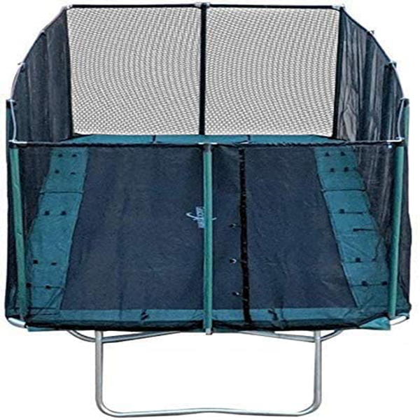 Gymnastic Outdoor Adults Kids Rectangle Trampoline with Net Enclosure – High Performance Commercial Grade Heavy Weight Jumping Capacity