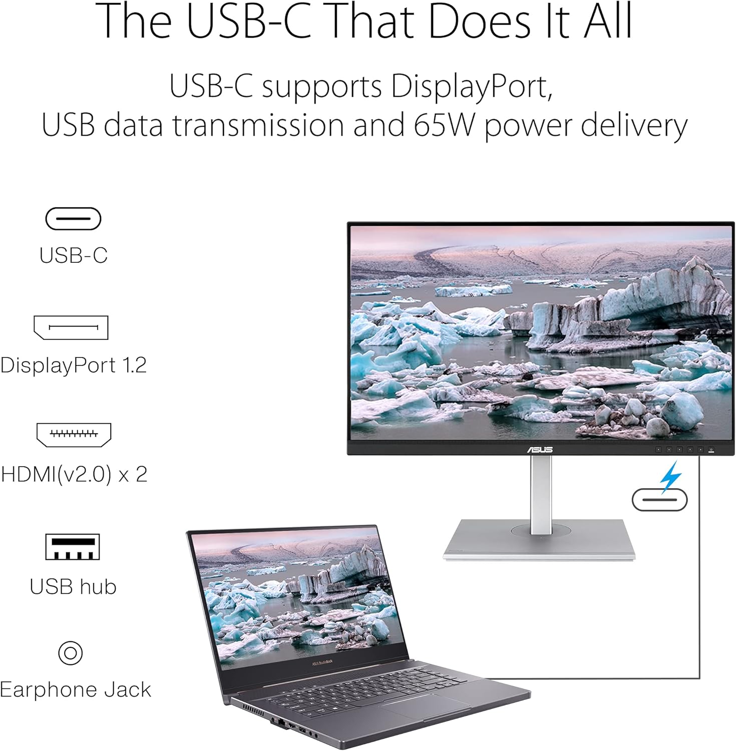 ASUS ProArt Display PA279CV Professional Monitor - 27