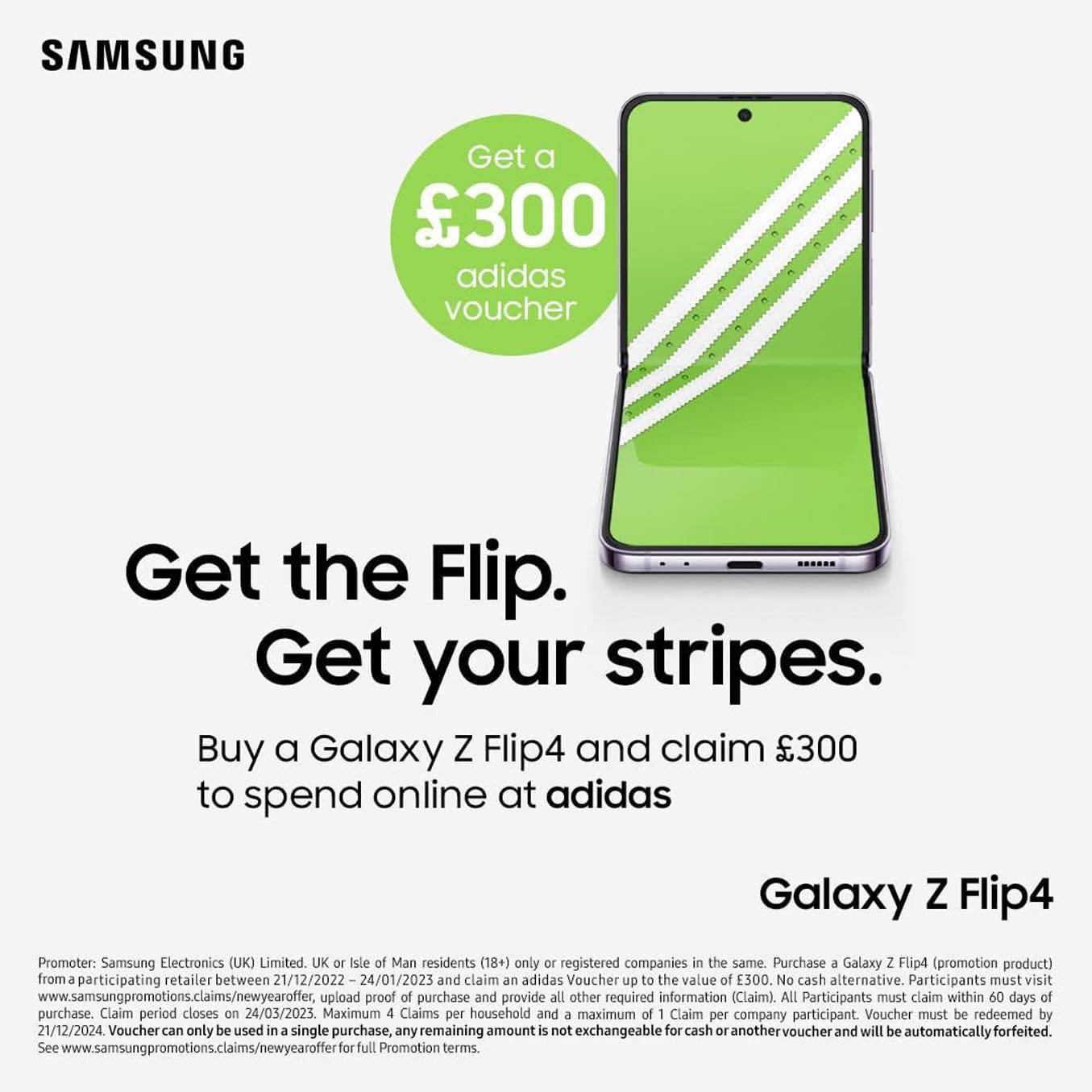 Samsung Galaxy Z Flip4 5G Smartphone Sim Free Android Folding Phone