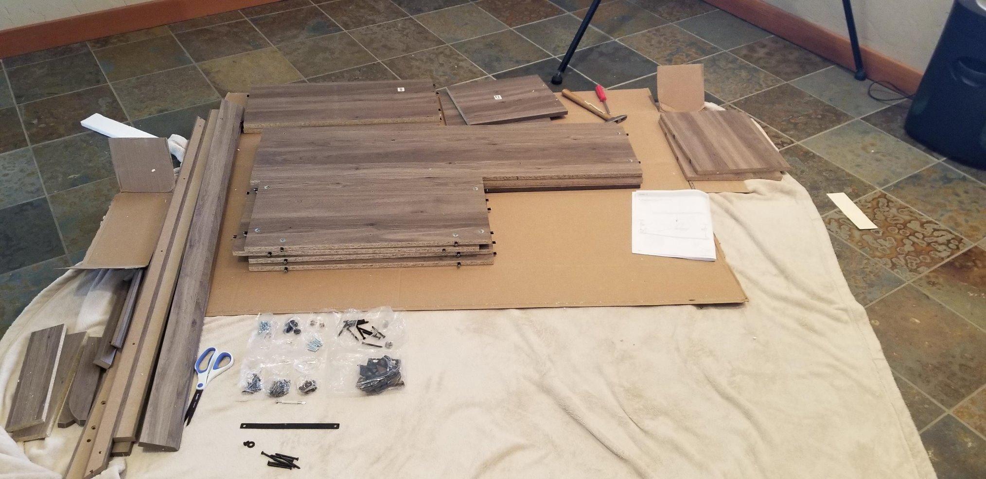 【Furniture】Sauder Barrister Lane Bookcase, Iron Oak finish