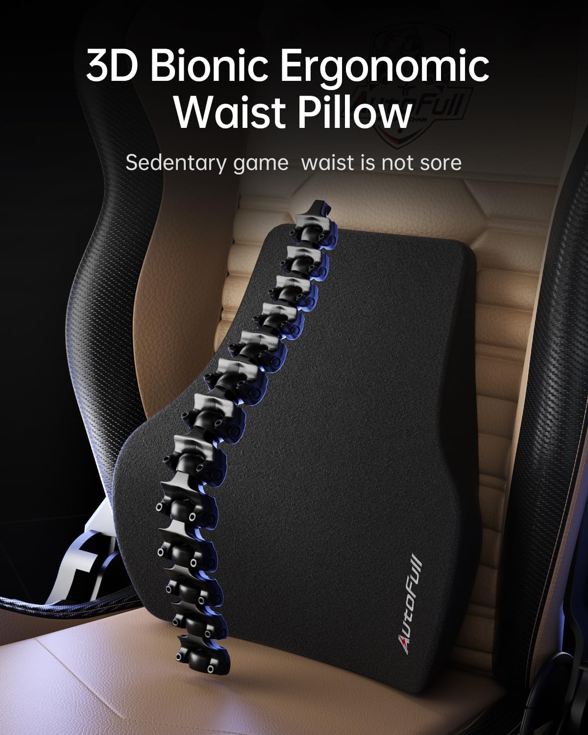 AutoFull C3 Gaming Chair, Racing Style Gaming Chair with Ergonomic Lumbar Support,Adjustable High Back PU Leather PC Chair with Footrest