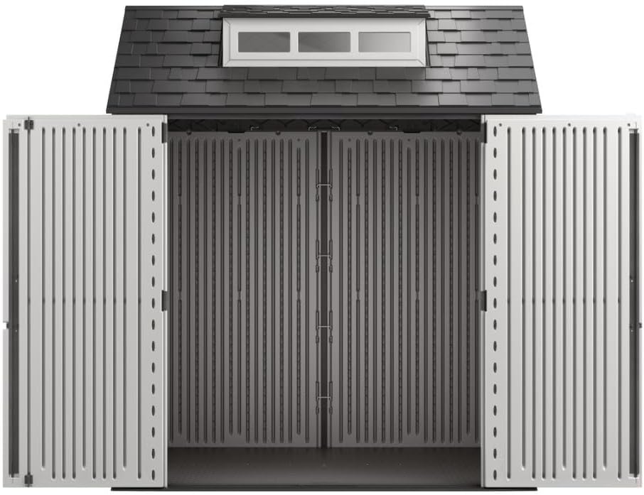 Rubbermaid Resin Outdoor Storage Shed With Floor (7 x 7 Ft)