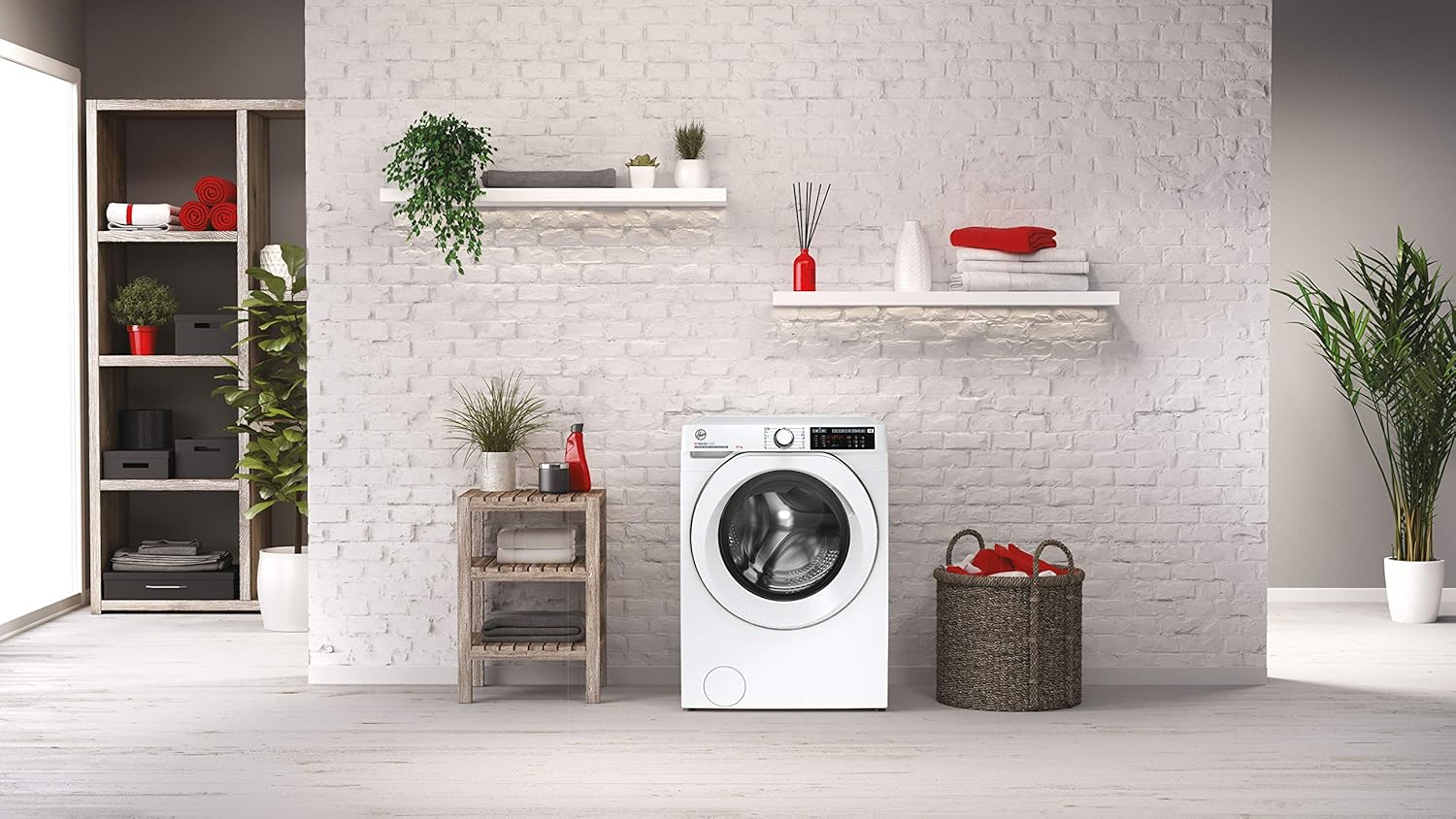 Hoover H-Wash 500 HW410AMC Freestanding Washing Machine, WiFi Connected, A Rated, 10 kg Load, 1400 rpm,  [Energy Class A]