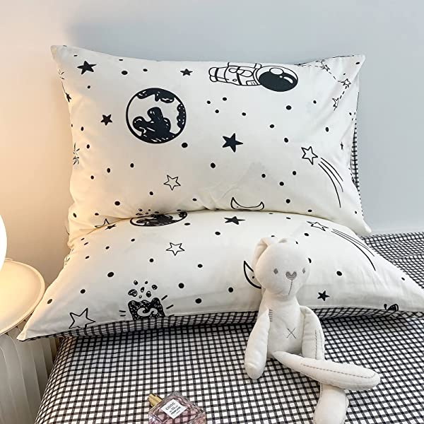 New Cartoon Animals Elephant Print Duvet Cover Sets for Kids 100% Cotton Reversible Soft 3 Pieces Kids Bedding Duvet Cover Pillowcases Kawaii Cloud Bedding Sets, Queen/Full Full/Queen (1 Duvet Cover + 2 Pillowcases) Multi A00 Elephant Bunny Balloon