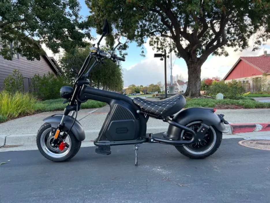 Eahora M8 2000W 37MPH Electric Moped for Adults Street Legal, 60V 30Ah