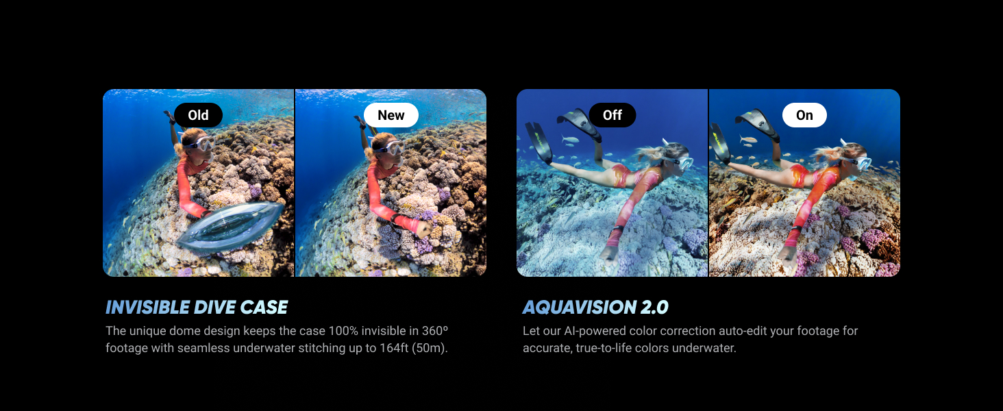 Insta360 X4 Endurance Bundle - 8K Waterproof 360 Action Camera, 4K Wide-Angle Video, Invisible Selfie Stick, Removable Lens Guards, 135 Min Battery Life, AI Editing, No microSD Card