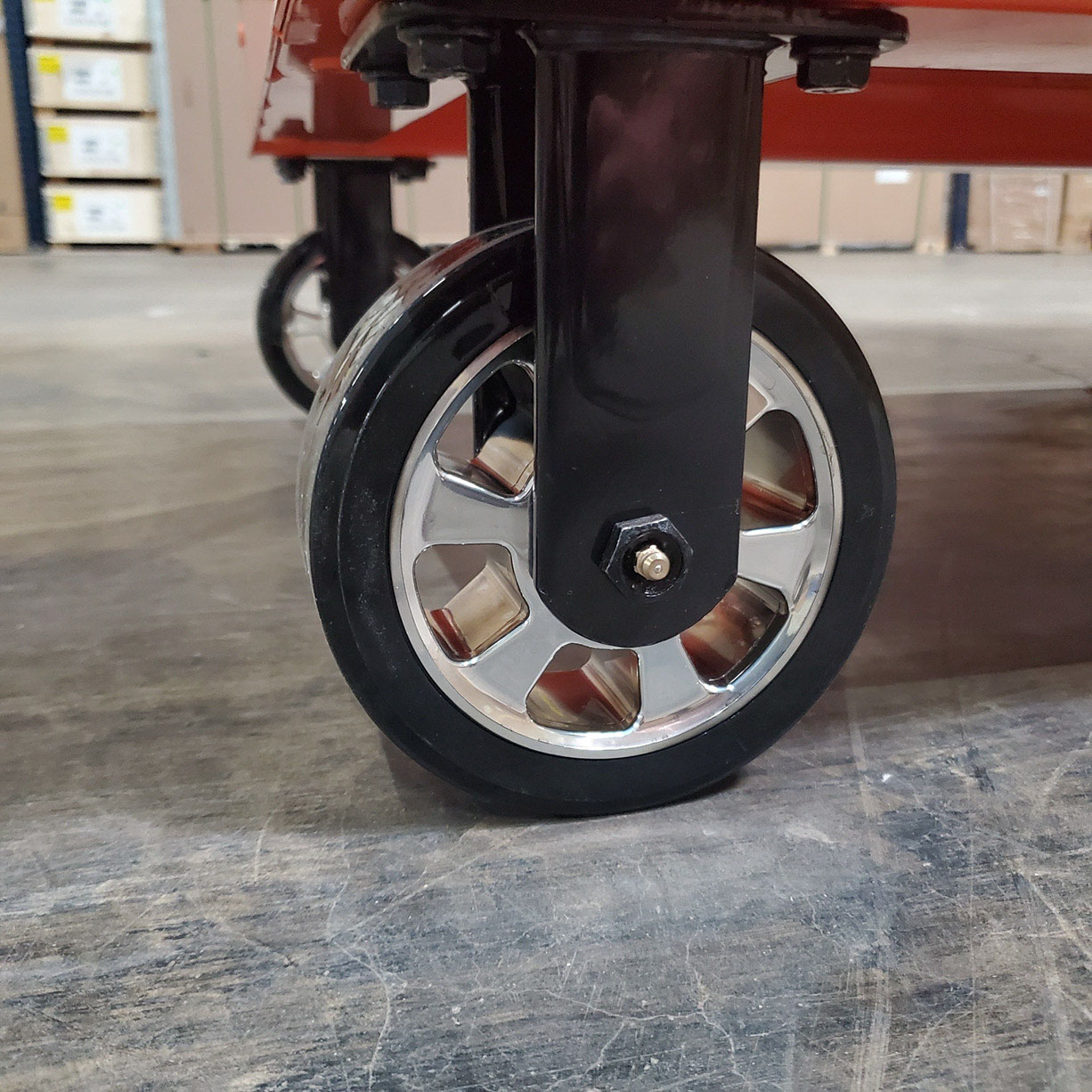 used toolboxScratch & Dent, Extreme Tools DX Series 72 x 21 Triple Bank Roller, Hutch & Side Locker Combo in Orange with Black