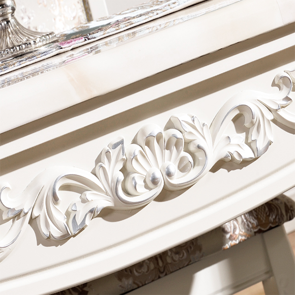 European style dining table and chair combination modern minimalist small apartment rectangular marble dining table household solid wood dining table