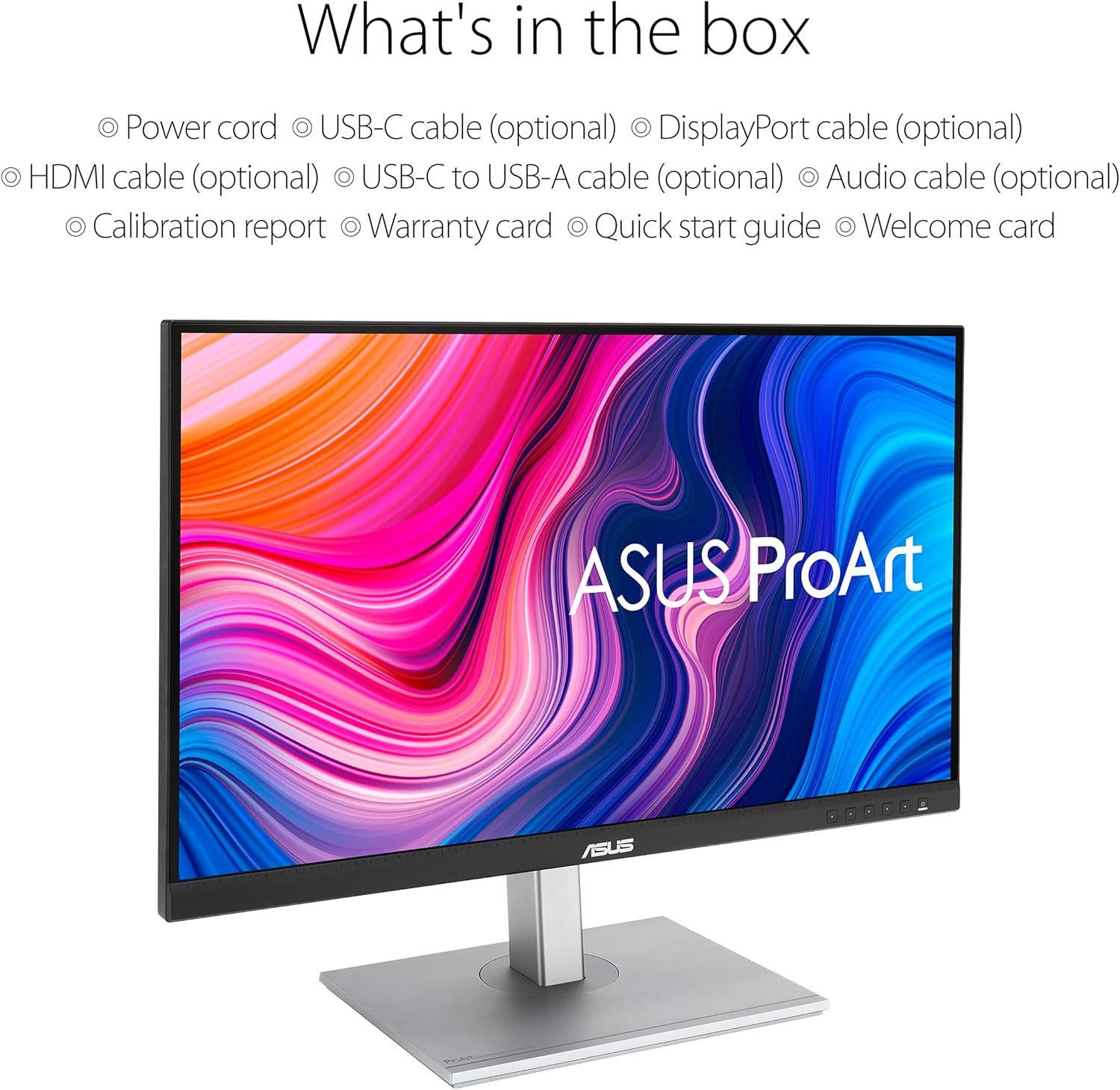 ASUS ProArt Display PA279CV Professional Monitor - 27