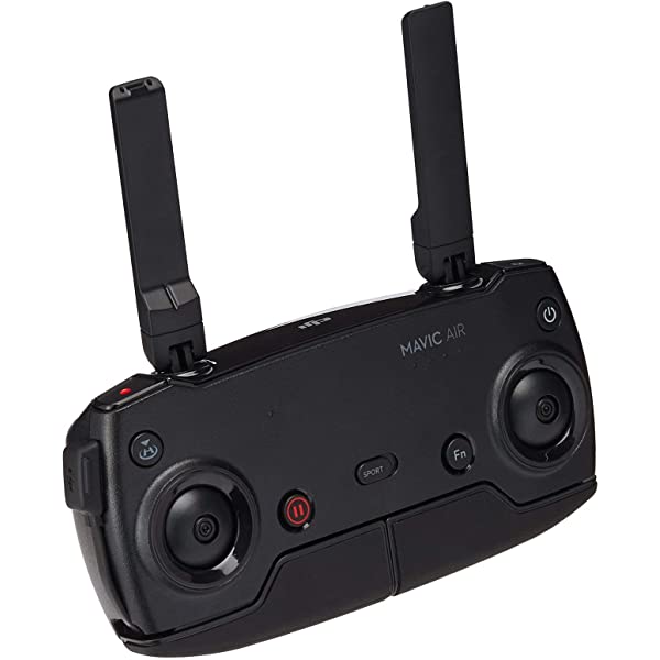 DJI Mavic Air Quadcopter with Remote Controller - Onyx Black Black Base