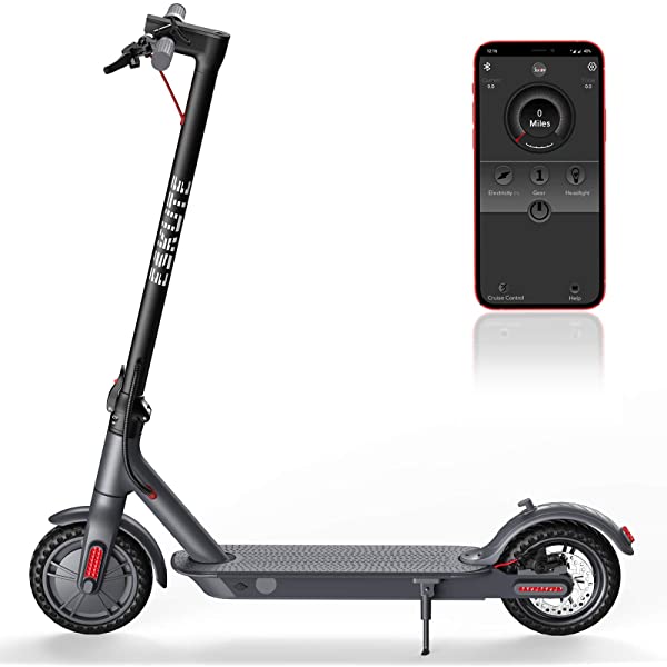 ESKUTE Electric Kick Scooter Commuting Electric Scooter Longe Range, Upgraded Motor Power, Foldable Commuter for Adults All-season, commuting, long range