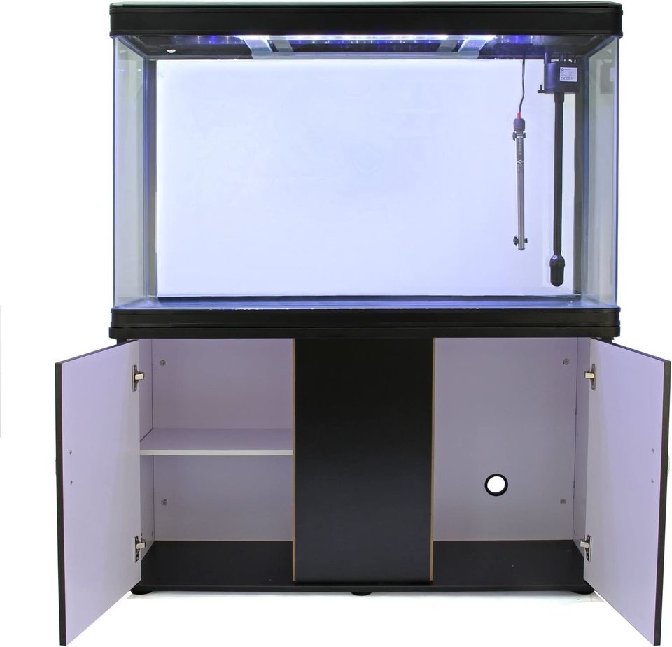 Large Fish Tank Aquarium 4ft 300L Marine Tropical Saltwater Freshwater