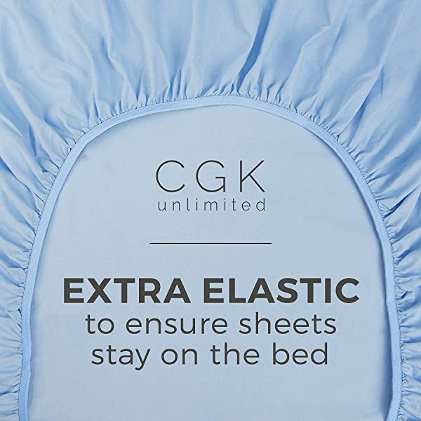 Queen Fitted Sheet - Single Fitted Deep Pocket Sheet - Fits Mattress Perfectly - Soft Wrinkle Free Sheet - 1 Fitted Sheet Only – Light Pink Queen Light Pink