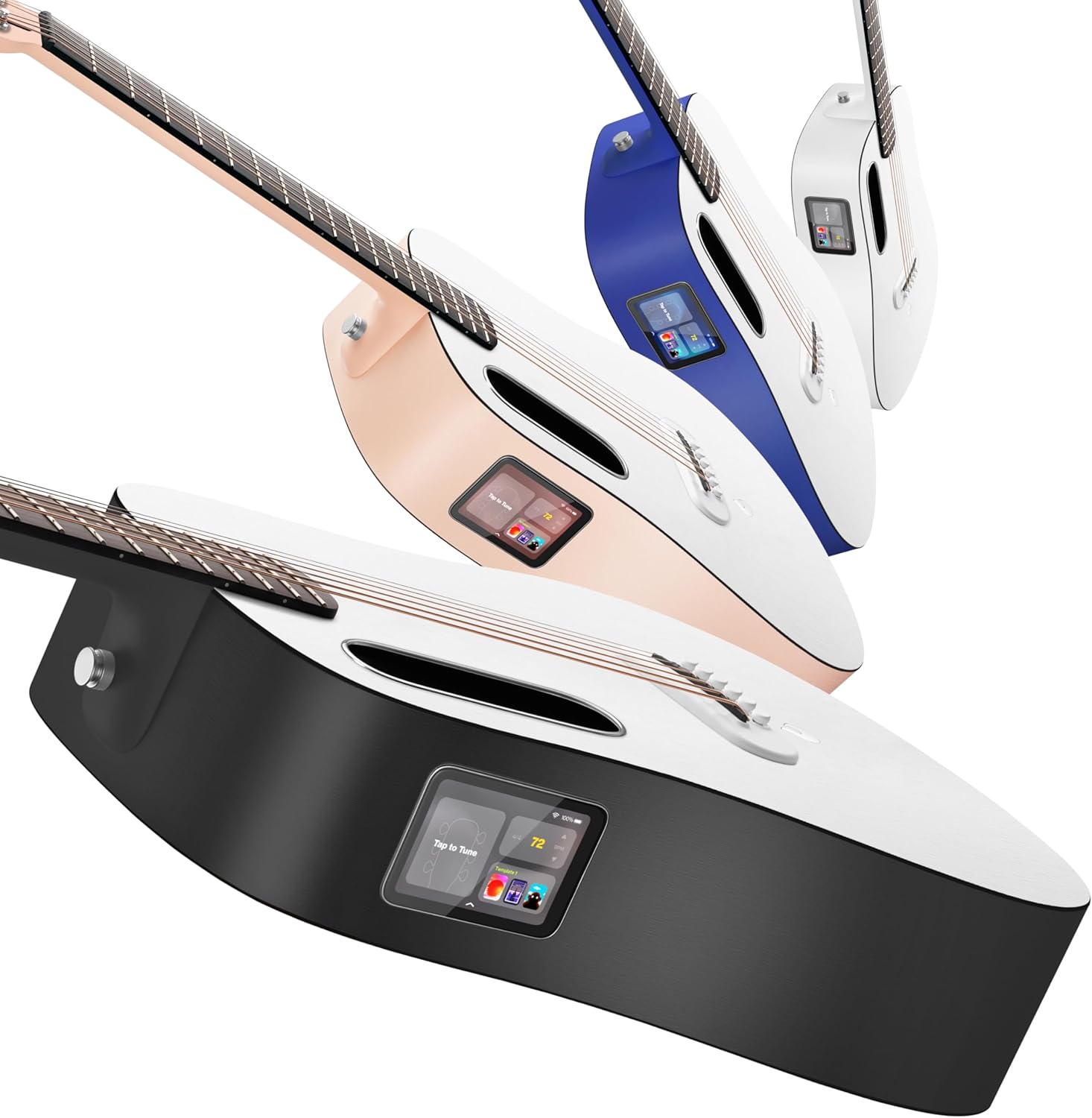 LAVA ME Play Electric-Acoustic Guitar with FreeBoost System, Smart Guitar with Guitar Bag, Data Cable, Truss Rod Wrench, Support 2.4Ghz WIFI/5G Bluetooth