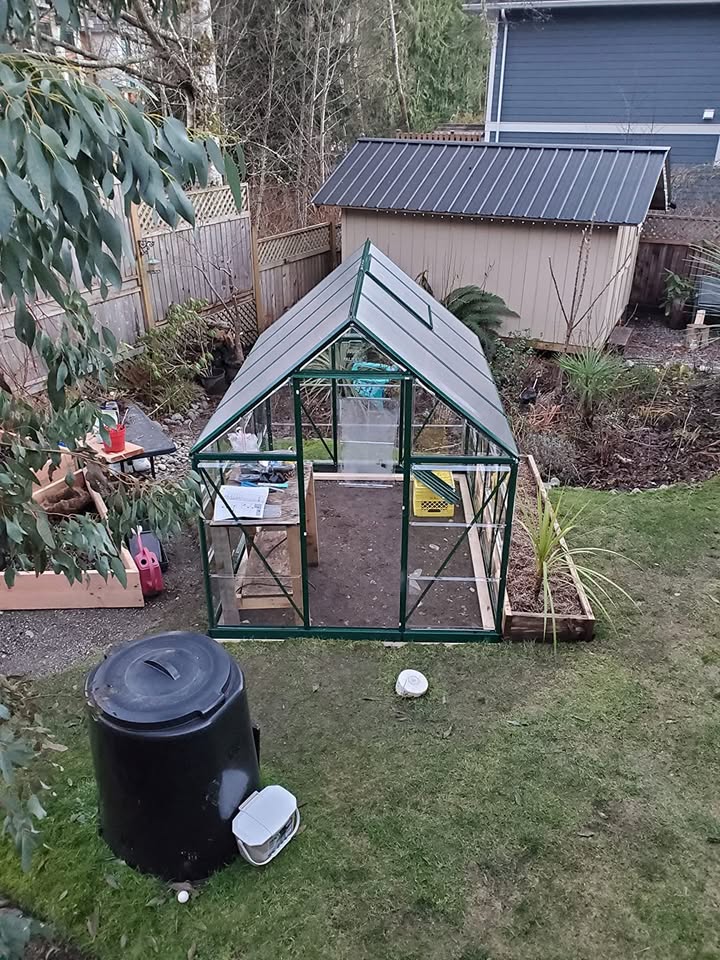 Canopia Hybrid 6' x 8' Greenhouse - Forest Green