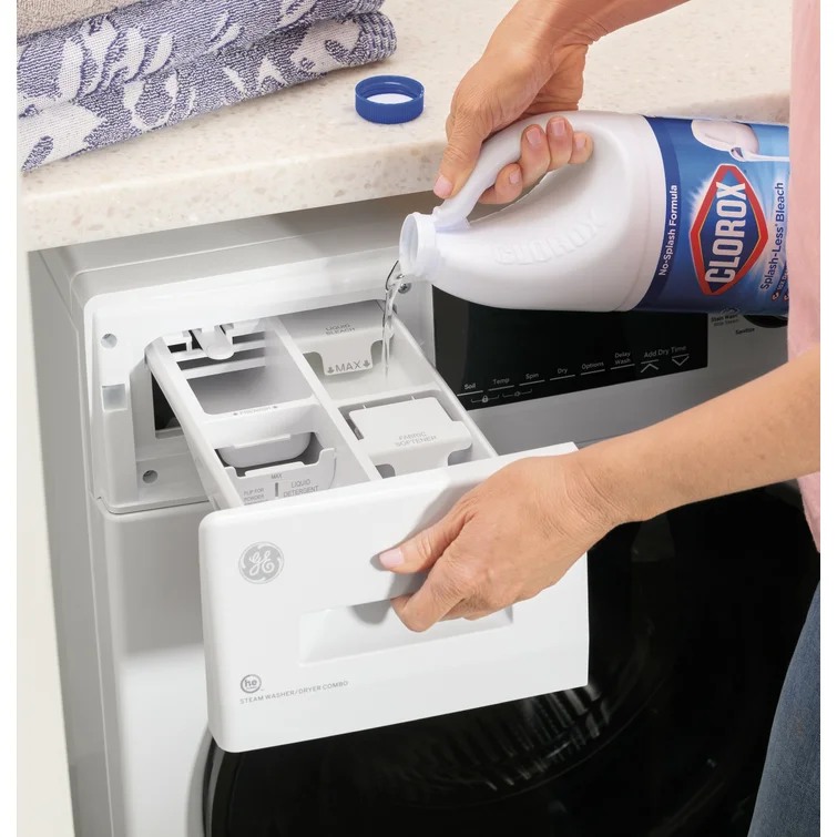 2.4 cubic feet front-loading washing machine and 2.4 cubic feet electric drye