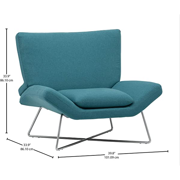 Amazon Brand – Rivet Farr Lotus Accent Chair, 39.8