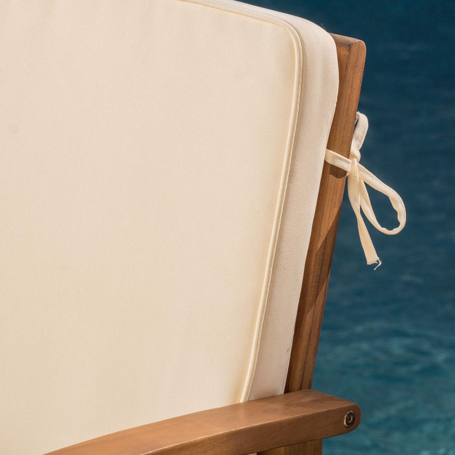 Carolina Acacia Wood Outdoor Sofa Seating 8-Pcs Set in Brown Patina