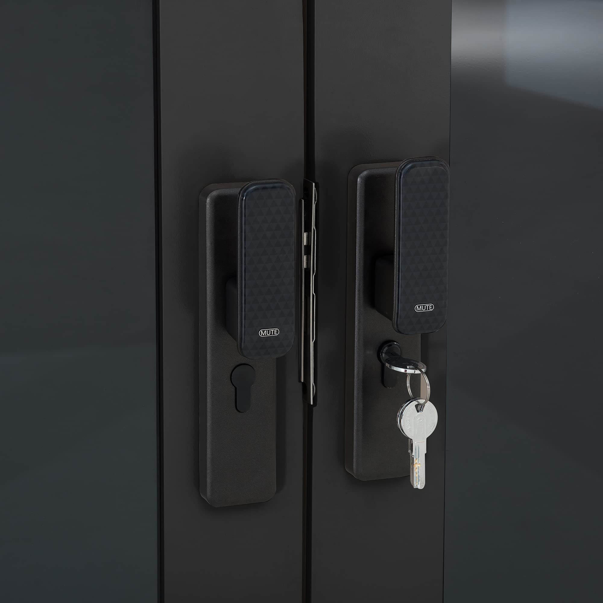 11x11 Multipurpose Studio/Hot Tub Shelter with Steel & Polycarbonate Hardtop & Mute Lock Doors