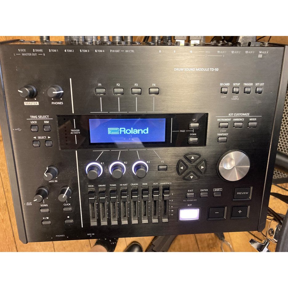 Roland TD-50K V-Drum Kit with Mesh Pads