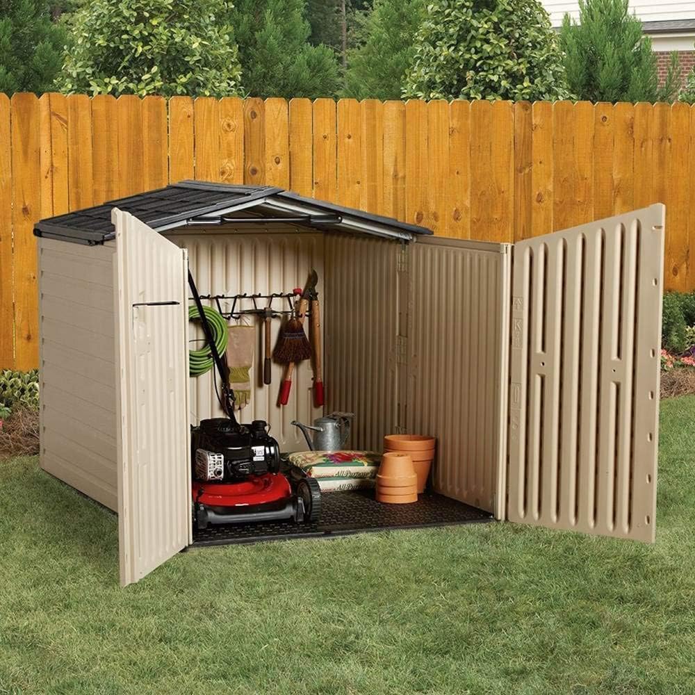 Rubbermaid Slide-Lid Resin Outdoor Storage Shed (5 x 6.5 Ft)