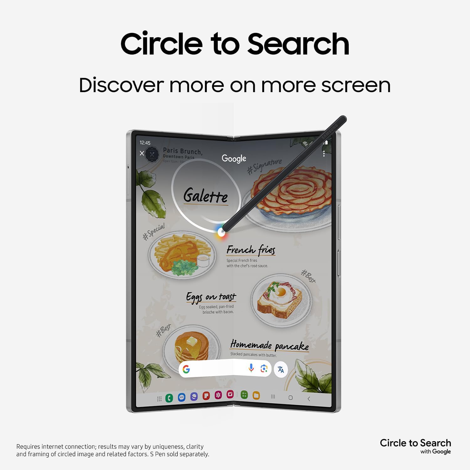 SAMSUNG Galaxy Z Fold 6 AI Cell Phone, Unlocked Android Smartphone