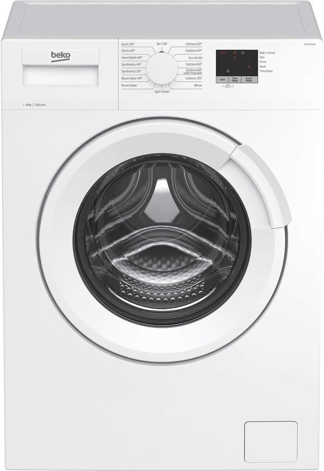 Beko WTL82051W Washing machine 8kg capacity 1200 rpm rotation speed Grade C Energy efficiency