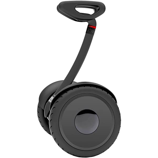 Segway Ninebot S and S-Max Smart Self-Balancing Electric Scooter with LED Light, Powerful and Portable, Compatible with Gokart kit Ninebot S, Black