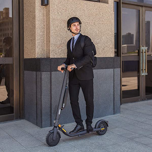 Segway Ninebot E22 E45 Electric Kick Scooter, Upgraded Motor Power, 9-inch Dual Density Tires, Lightweight and Foldable