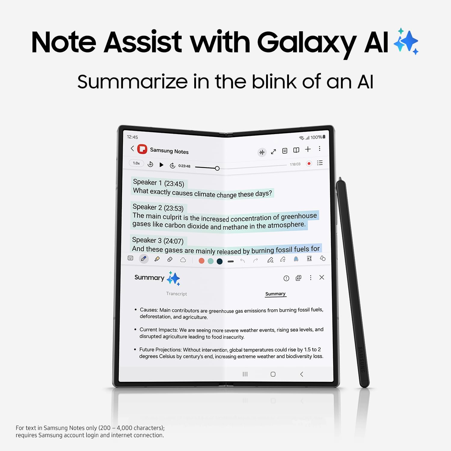 SAMSUNG Galaxy Z Fold 6 AI Cell Phone, Unlocked Android Smartphone