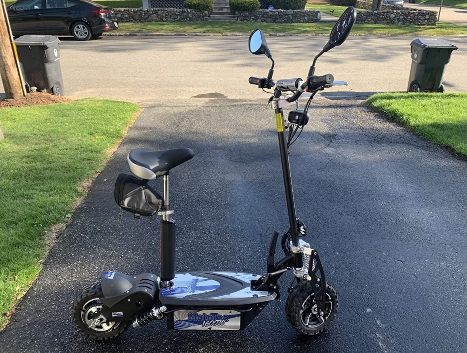 UberScoot 1600w 48v Electric Scooter, Black, Large genannt