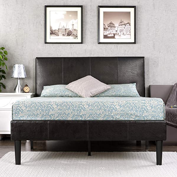 Zinus Gerard Platform, King, Espresso King Platform Bed
