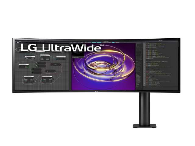 34 Curved 219 UltraWide Display with Ergo Stand (Extend Retract Swivel Height Tilt)