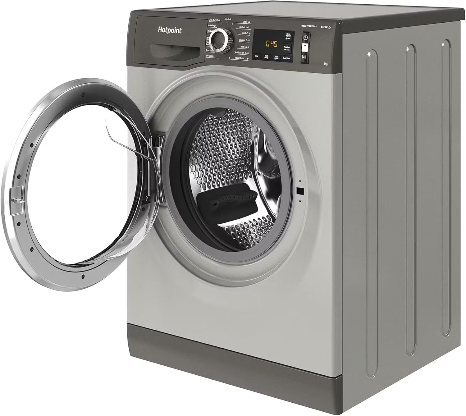 Hotpoint NM11948GCAUK 9kg Freestanding Washing Machine 1400rpm In Graphite
