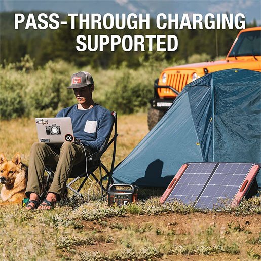 Jackery Solar Generator 240, 240Wh Backup Lithium Battery, 110V200W Pure Sine Wave AC Outlet, Solar Generator for Outdoors Camping Travel Hunting Emergency