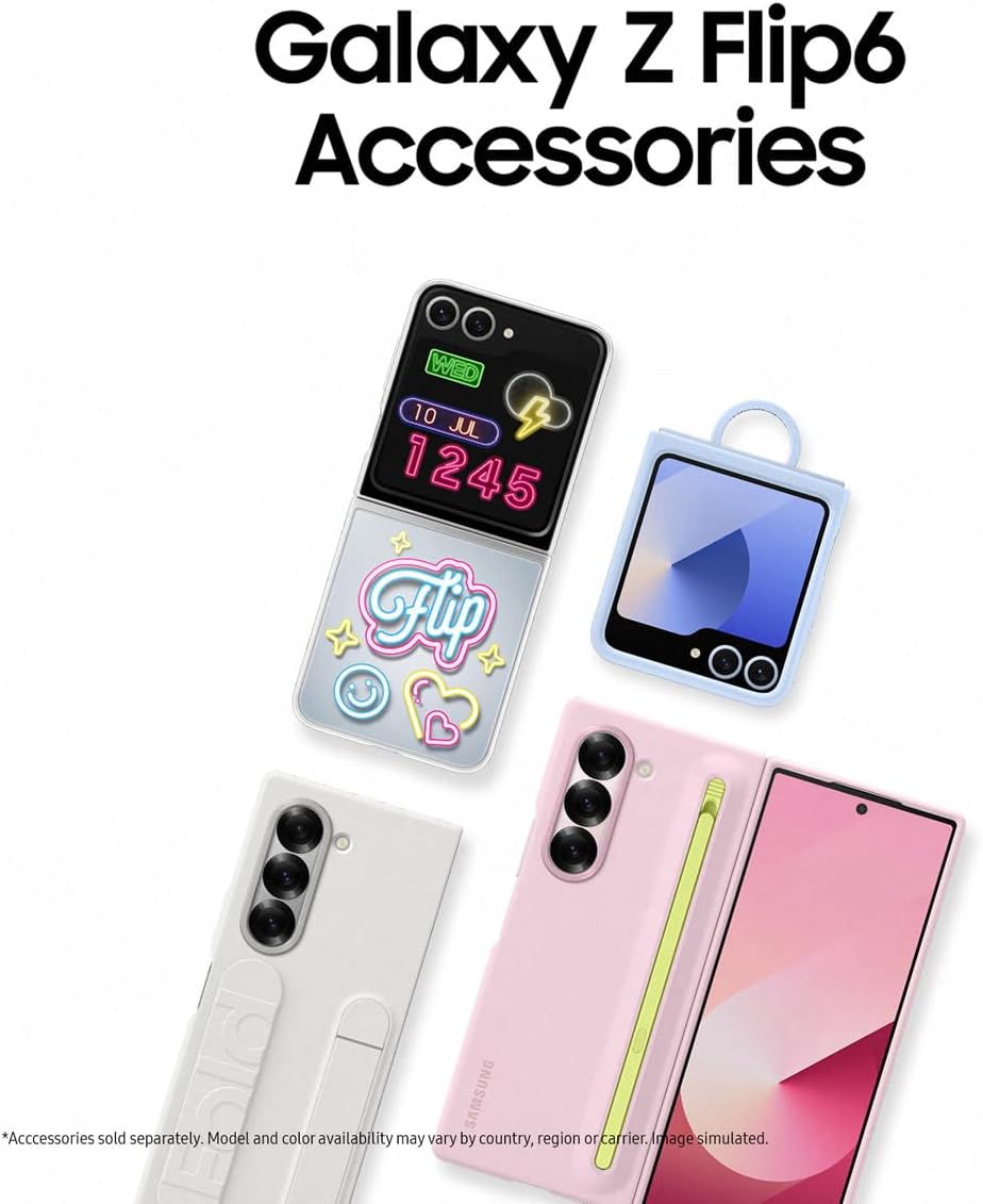 SAMSUNG Galaxy Z Flip 6 AI Cell Phone,  Unlocked Android Smartphone