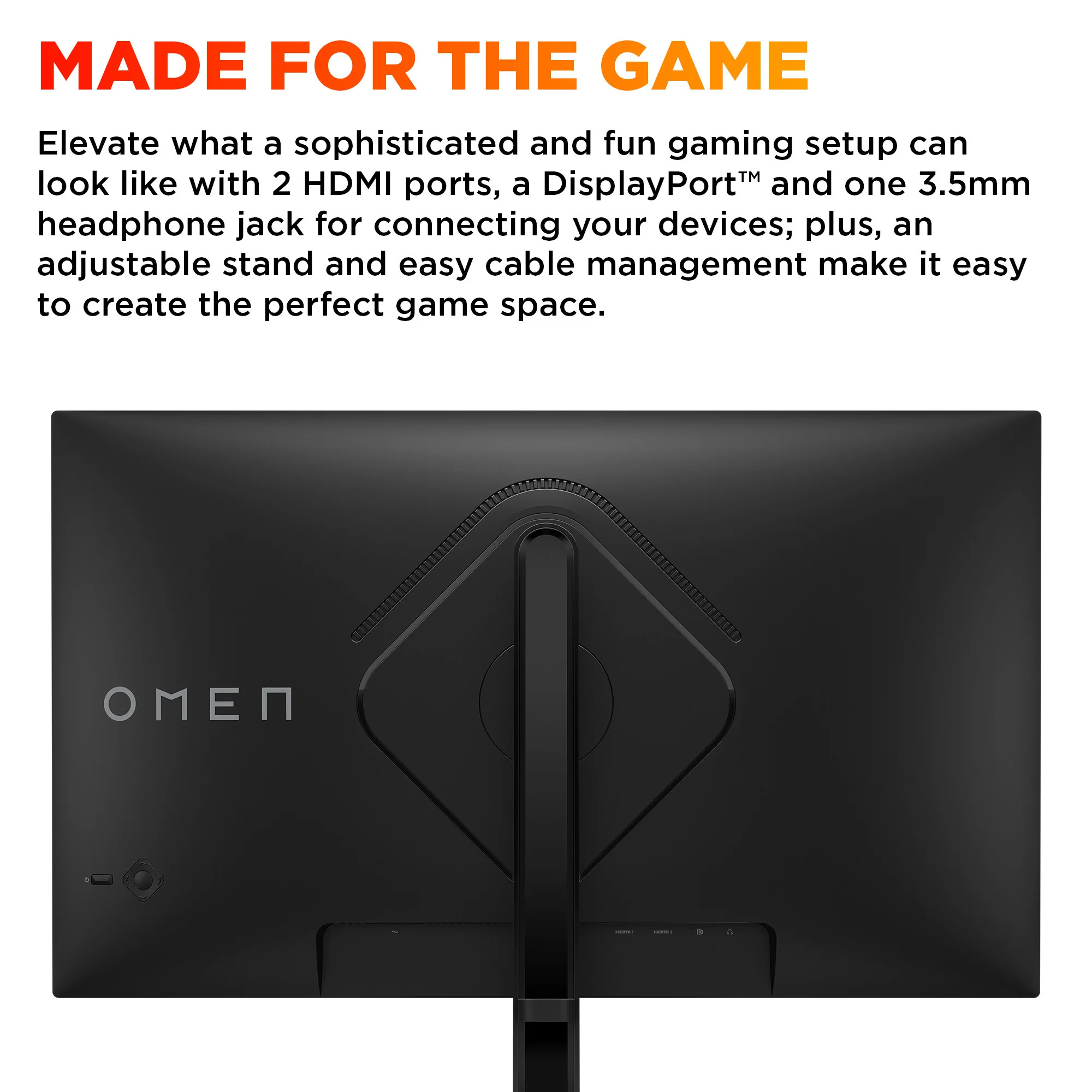 OMEN 27 inch QHD 180Hz Gaming Monitor - OMEN 27q G2