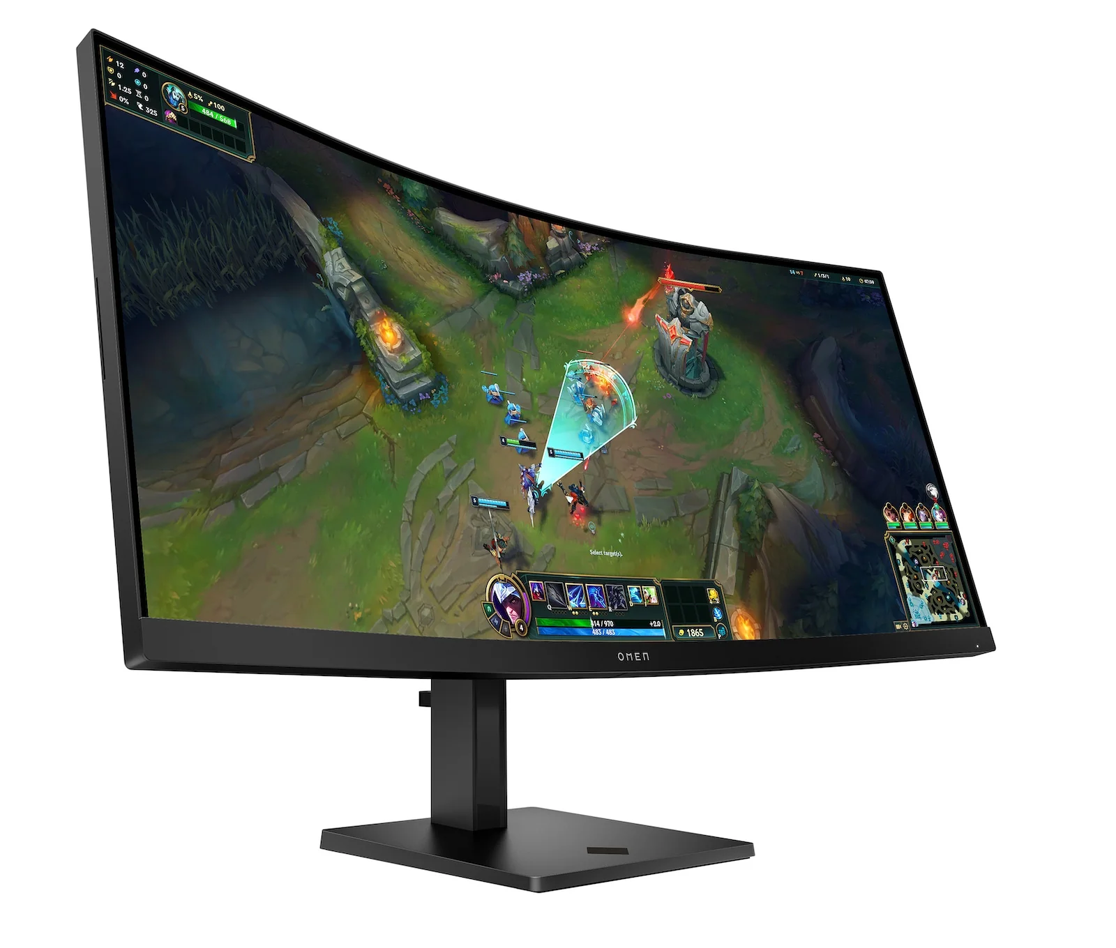 OMEN 34 inch WQHD 180Hz Curved Gaming Monitor - OMEN 34c G2