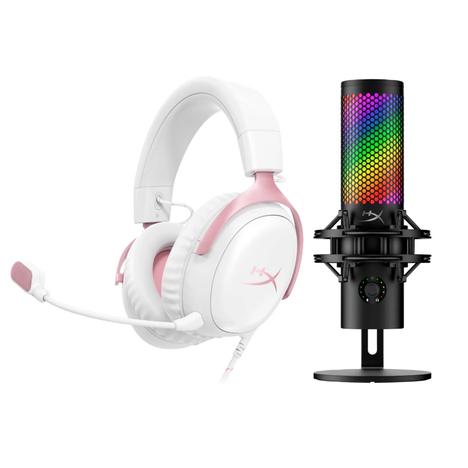 HyperX Bundle - Cloud III Wired Headset, QuadCast 2 S Microphone