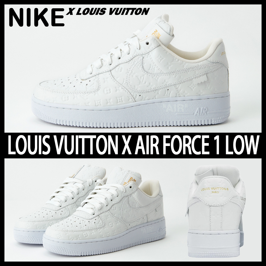 Louis Vuitton × Nike Air Force 1 Low by Virgil Abloh White(1A9V87)