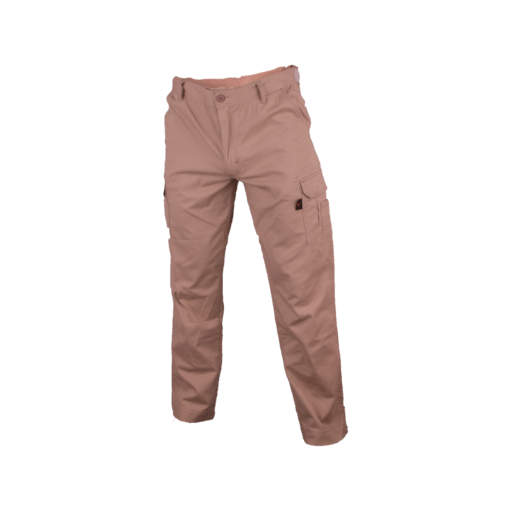Wildebees Mens Casual Stretch Flexi Cargo Pant Khaki