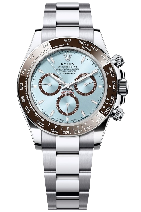 Rolex Daytona lce Blue Dial New 2024Super Clone Swiss Replica Watch Ref 126506 4131 Swiss Movement - SuperClonesRolex