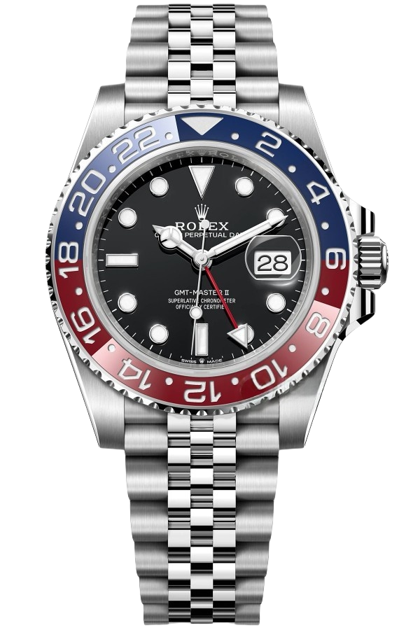 Rolex GMT Masterl Pepsi Super CloneSwiss Replica Watch Ref 126710BLRO3285 Swiss Movement - SuperClonesRolex