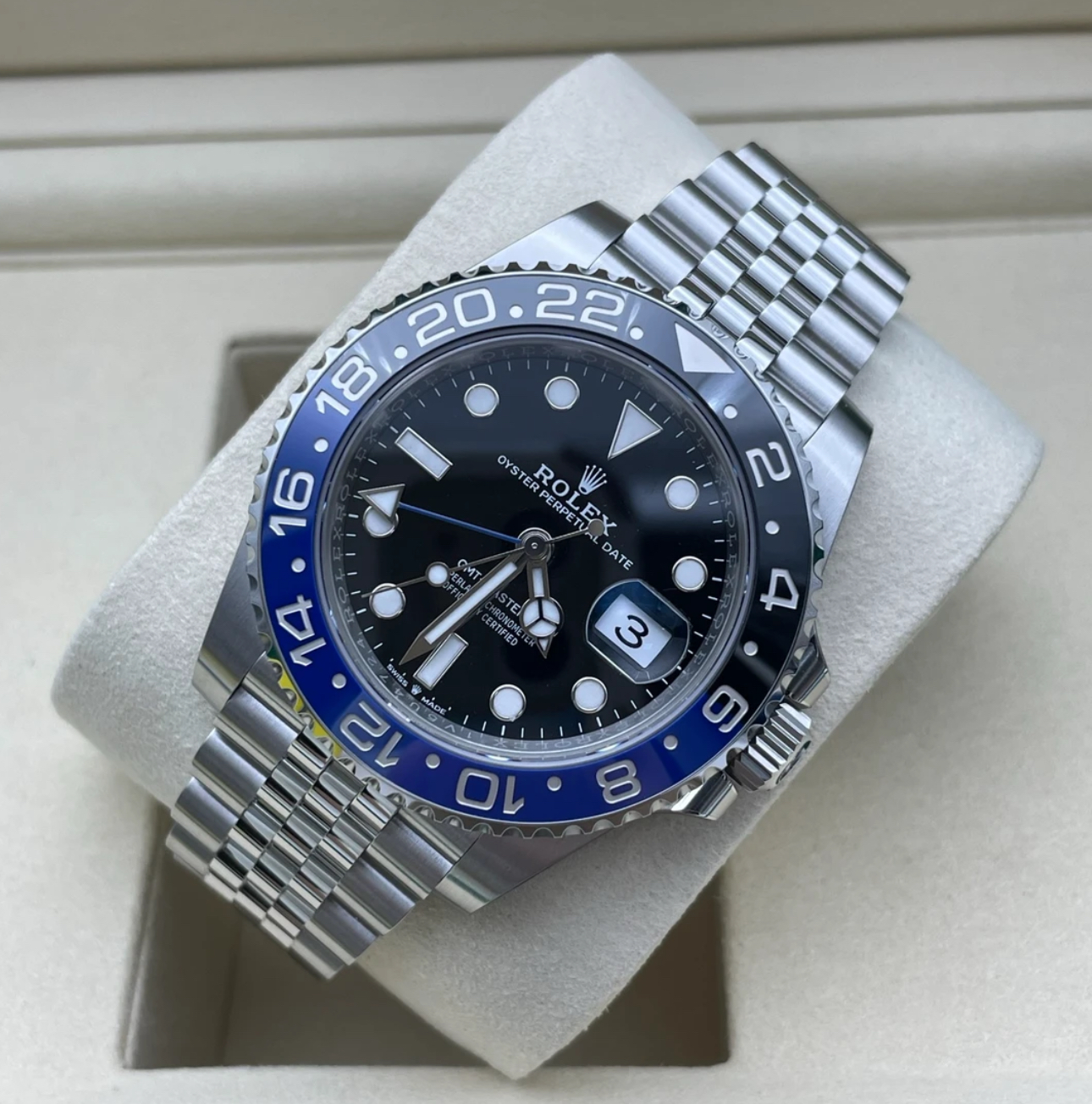 Rolex GMT Master II Batman Super Clone Side