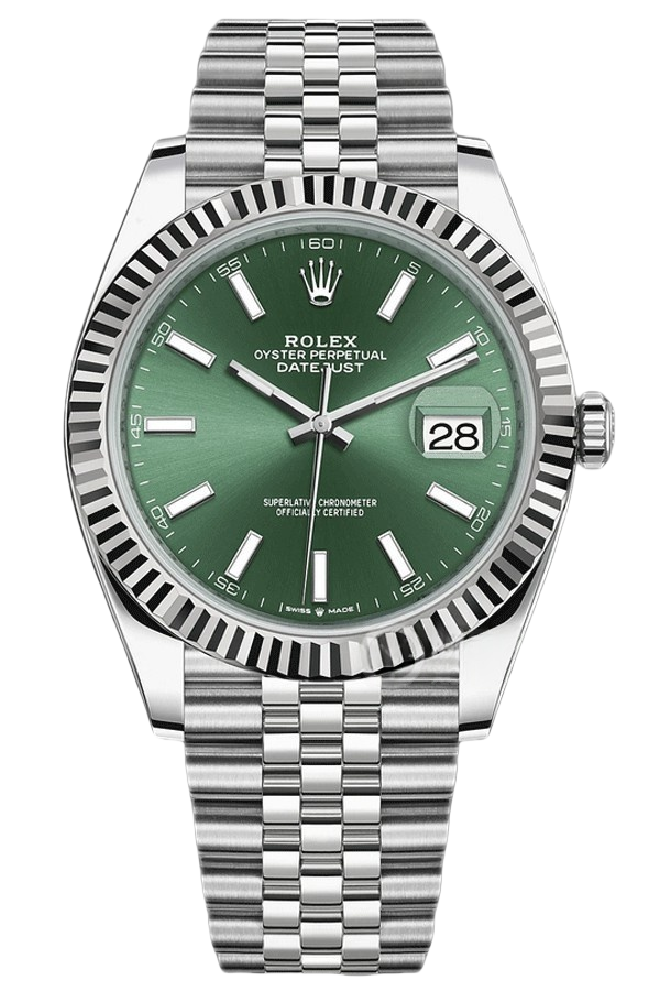 Rolex Datejust 36mm Super CloneSwiss Replica Watch Mint Green DialRef 126234 3235 Swiss Movement - SuperClonesRolex