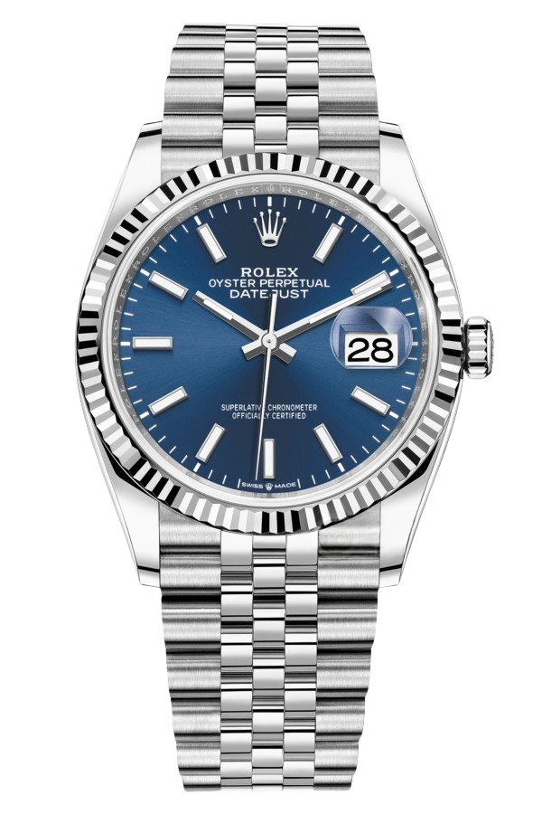 Rolex Datejust SteelJubilee Blue Dial 36mm Super Clone SwissReplica Watch Ref 126234丨3235 Swiss Movement - SuperClonesRolex