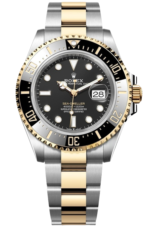 Rolex Sea-Dweller 43mm Two Tone Super CloneSwiss Replica Watch Ref 126603 3235 SwissMovement - SuperClonesRolex