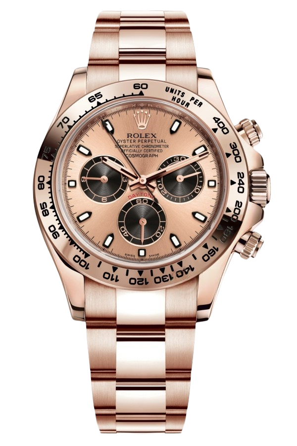 Rolex Daytona ChocolateDial Super Clone SwissReplica Watch 18k RoseGold Bracelet Ref 116505-4130 Swiss Movement - SuperClonesRolex